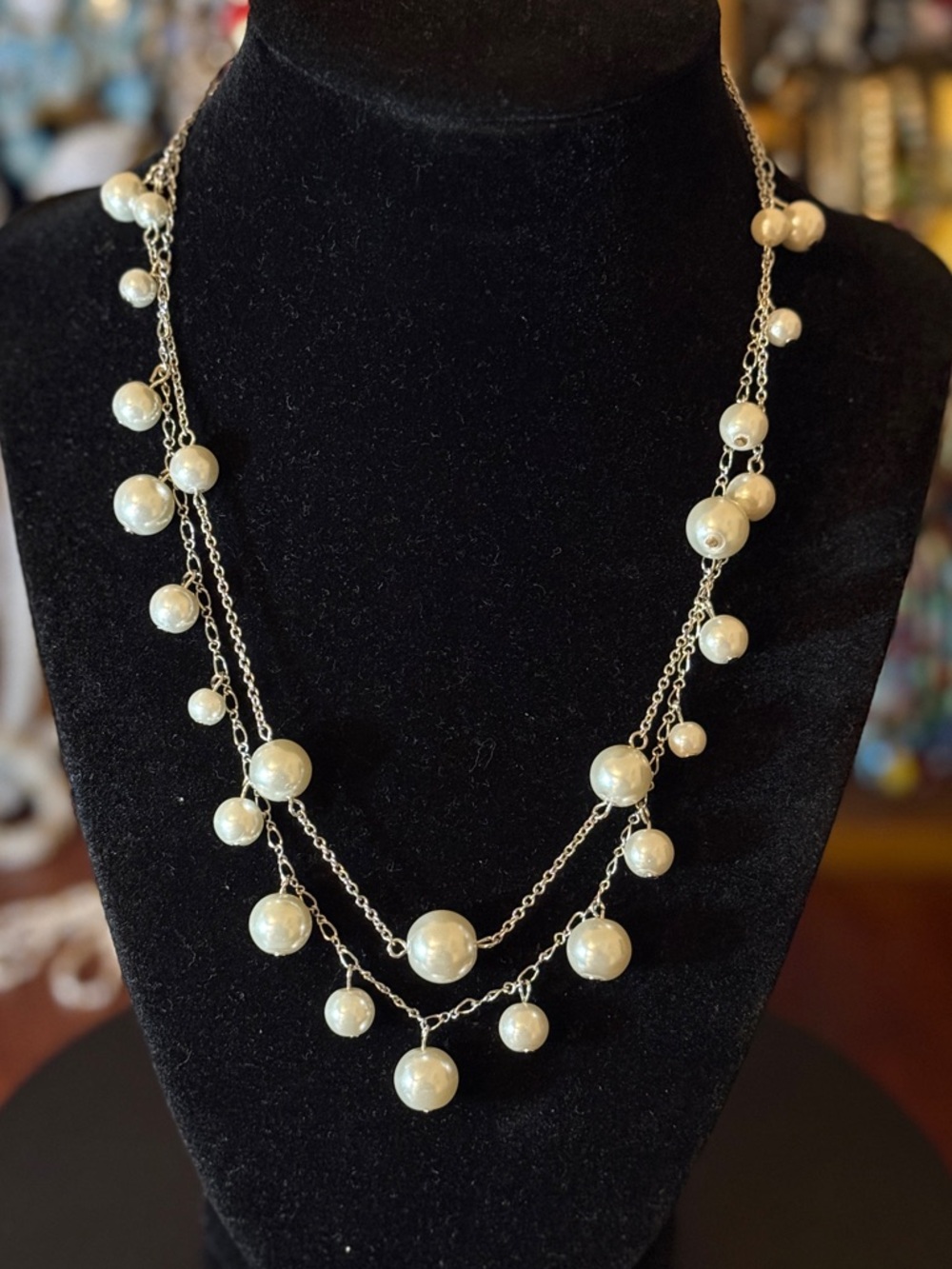 Express Pearl Multi-Strand Necklace